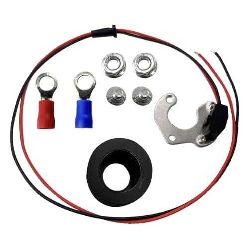 BELOWSYALER Metal Conversion Set for 4 Cylinders 1442 Replacement 12V Electronic Coil Set Automotive Accessory