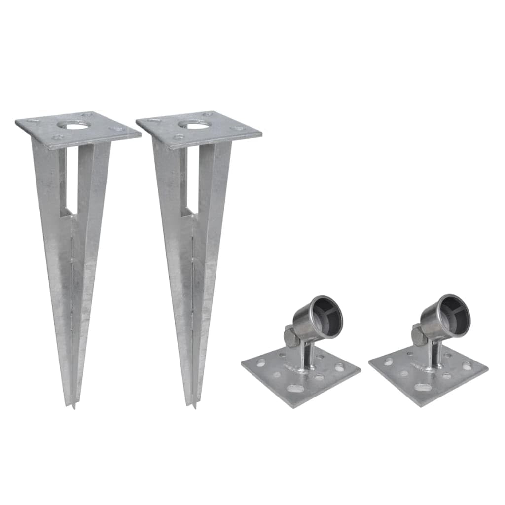 Valla de malla de alambre de 15 x 0,8 m galvanizada para jardín, incluye postes y casquillos de suelo, resistente a la intemperie para perros, para césped, setos, recinto para camping