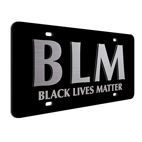 JASS GRAPHIX Black Lives Matter 3D License Plate