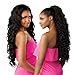 Sensationnel Instant Weave Half Wig - 24 Synthetic Blendwig Adjustable Drawstring for Seamless Hair Blending (1B OFFBLACK)