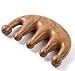 Produktbild Grünes Sandelholz Meridian Massagekamm Holzkamm Sandelholz Natürliches Sandelholz Breiter Zahn Verdickter Fünfzahn Mini Holzkamm