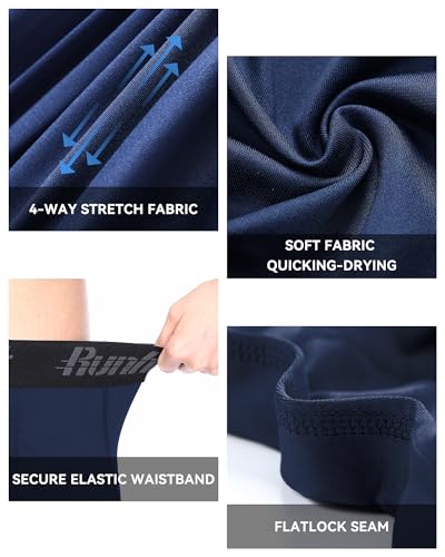 Runhit Boys Compression Leggings,Youth Athletic Tights Basketball Compression Pants,Boys Base Layer Pants Sports Legging3