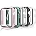 Bigqin [5 Pieces Screen Protector Compatible with Apple Watch Series 6/5/4/SE 3/SE 2/SE 40mm, with Tempered Glass, Full Cover, Anti-Scratch, Protective Case Compatible with iWatch