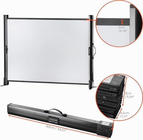 Écran compact pour pico projecteur celexon idéal en réunion et présentation sur table