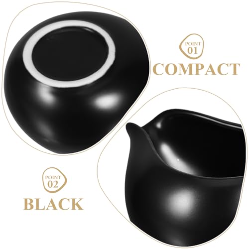 Pichet à lait en céramique blanche de table, mini saucière au design épuré