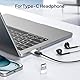 Basesailor iPhone 16 16e 15 ladegerät Adapter,USB auf USB C Adapter 3Pack,Type C Buchse zu A Auto Ladekabel Adapt Ladestecker für iPhone 14 Pro Max Plus,iPad mini 7,Samsung Galaxy S25 A54,Z Flip Fold