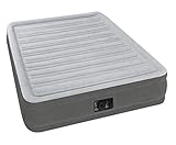 Colchão Elevado Veludo Conforto Dura-beam Casal (c/ Bomba Elétrica Embutida 110/120v) Intex glide