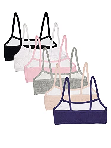 Image of Fruit of the Loom Girls' Cotton Spaghetti Strap Sport Bra
