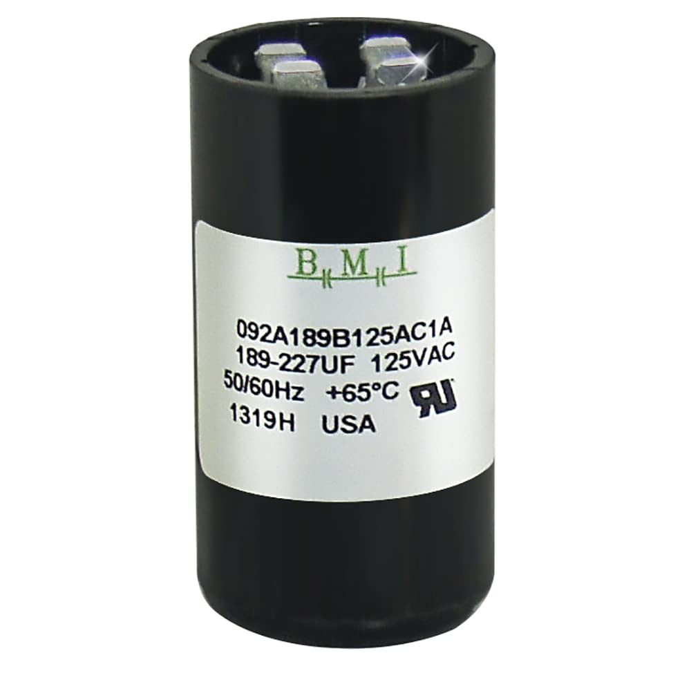 189-227 uF x 110/125 VAC, Compatible Replacement for CD60 Start