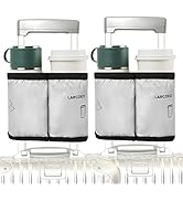 LARGERED Luggage Cup Holder for Suitcases, Travel Must Haves Travel Cup Holders Free Hand Drink C...