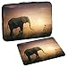 Produktbild PEDEA Design Schutzhülle Notebook Tasche bis 15,6 Zoll (39,6cm) mit Design Mauspad, Elephant