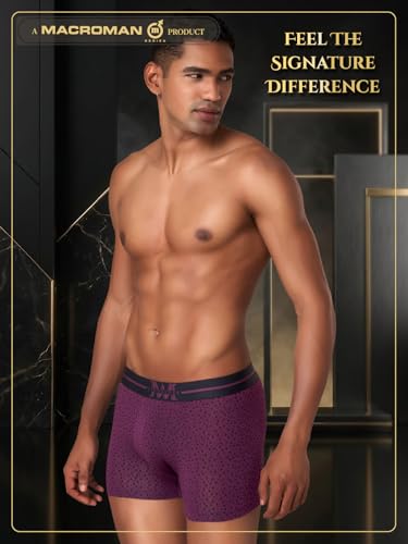 Image of Macroman M-Series MW Signature Collection By Rohit Bal Premium Modal, Spandex Mens Trunks