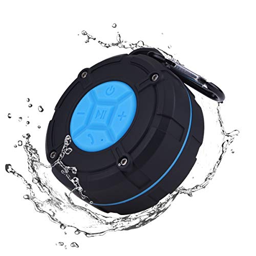 Altoparlante Bluetooth Backture Bluetooth Altoparlante Impermeabile IPX7 Cassa Waterproof con Ventose, Microfono, Altoparlante Vivavoce