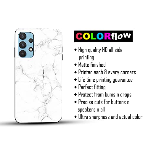 Image of COLORflow Back Cover Compatible with Samsung Galaxy A53 5G | Beautiful White Marble | Designer Printed Hard CASE Bumper Back Cover Compatible with Samsung Galaxy A53 5G