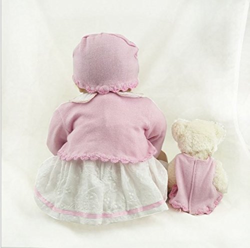 ZIYIUI Reborn Baby mädchen 22''/55cm Lebensecht Weiches Silikon Vinyl Reborn Baby Reborn Neugeborenes Toddlers Junge… – Bild 4