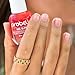 Probelle Nail Glow + Nail Strengthener and Hardener with Sheer Jelly Tint, Hard To Resist Ultra Glowy Nail Shine, Tinted Nails Strengthening Blush for Brittle, Thin, Damaged Nails 0.5 oz (Berry)