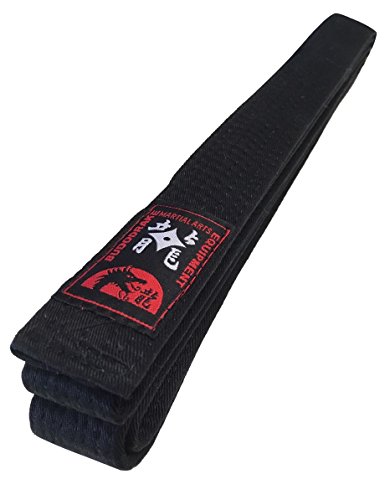 Budodrake Cinturón Negro 280 cm para Karate Judo Taekwondo Hapkido Aikido Artes Marciales