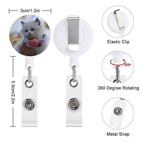 Zxgifynlfd Custom Retractable Id Badge Reel Personalized Name Tags Badge Holders Add Image/Text/Logo Custom Lanyards For Teacher Office Staff Student Nurse #TOP1