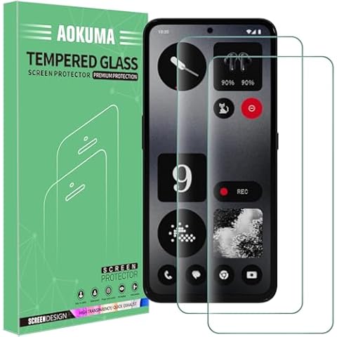 AOKUMA Tempered Glass Screen Protector for Nothing CMF Phone 1 Cover