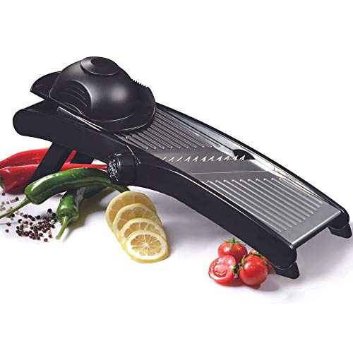 Mandoline Aço Inox, Gedex ECO-722, Preto