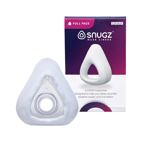 Snugz Full Face Mask Liners: Machine Washable One-Size-Fits-Most FULL Face CPAP Mask Liners Pack of 2 Lasts 90 Days