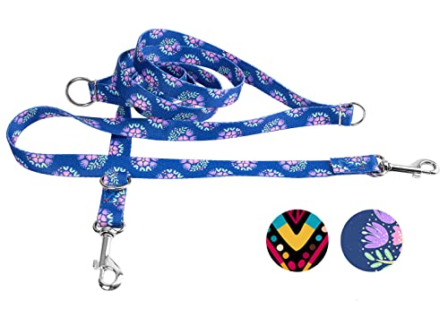 Laisse réglable pour chien de petite taille moyenne avec 2 mousquetons Cover