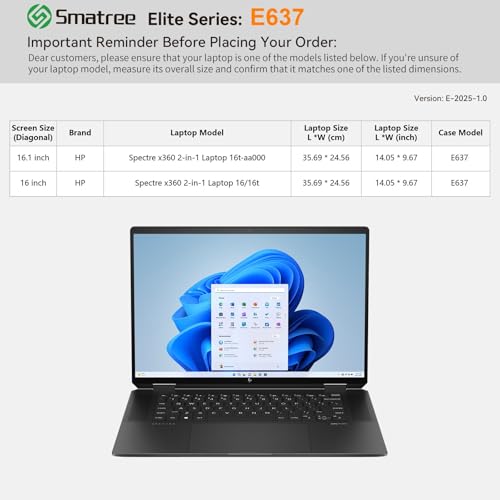 HP Spectre x360 16 inch laptop