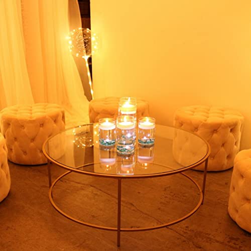 Tall Glass Cylinder Clear Vases For Centerpieces Candle Holders Hurricane Table Flowers Wedding Home Decoration Party Event Floating Decor Formal Dinners Vintage Garden(8 Inch-12 Pack) #TOP3