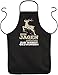 Herren Grillschürze - Zum Jagen geboren - Küchenschürze Kochschürze für Männer schwarz lustiges Jäger Geschenk zum Geburtstag