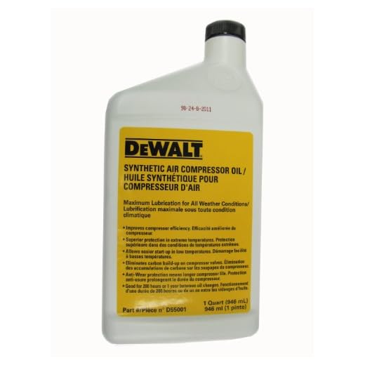 What type of oil goes in a pressure washer pump DEWALT Quality Compressor Oil (1 Quart)