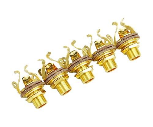 Prises jack de guitare Guyker 1/4 en métal pour un signal audio sans friture