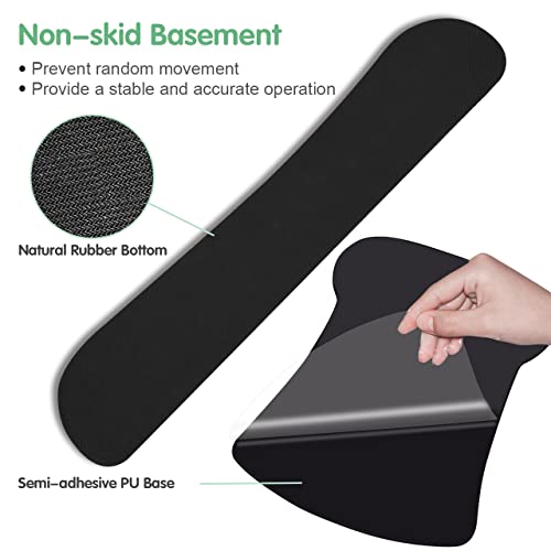 Qingler Ergonomic Mouse Pad With Wrist Support, Comfortable Keyboard Wrist Rest, Memory Foam Keyboard Pad And Soft Gel Mouse Pad, Easy Typing And Relieve Wrist Pain, Gaming, Home, Office #TOP3