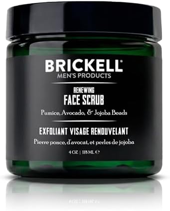 Brickell Men's Products Renewing Face Scrub (4 fl oz)