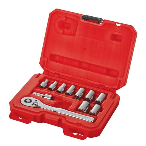 Image of CRAFTSMAN Mechanics Tool Set, Metric, 1 /4 Inch Drive, 11 Piece (CMMT34871) (Pack of 6)
