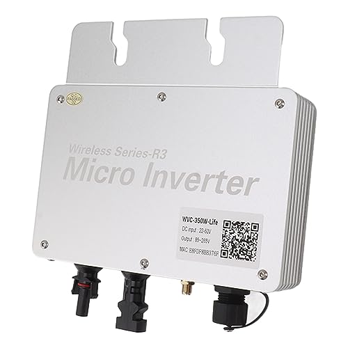 Microinversor Wvc 350 W, Inversor De Conexión A Red De Energía Solar, Sistema De Generación De Energía Doméstica, Convertidor De Potencia De Aleación De Aluminio Para Sistema Solar Microinversor Wvc 350 W, Inversor De Conexión A Red De Energía Solar, Sistema De Generación De Energía Doméstica, Convertidor De Potencia De Aleación De Aluminio Para Sistema Solar