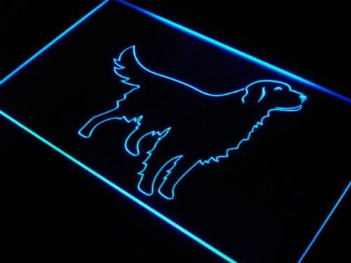 ADVPRO j536-b Golden Retriever Dog Breed Shop Neon Light Sign