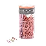 U Brands Paper Clips, Medium 1-1/8-Inch, Floral Nature Fashion Colors, 300-Count