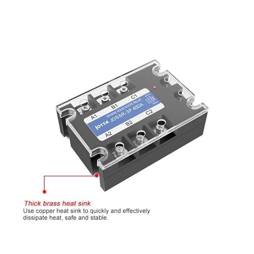 Relais statique triphasé SSR 3-32V CC commutateur électronique triphasé 10A 24-480V CA