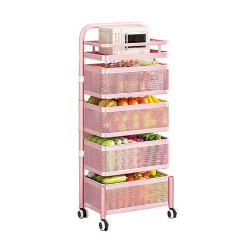 Genérico Cesta Giratoria De Almacenamiento Cuadrada De Múltiples Capas, Estante Giratorio For Verduras, Organizador De Almacenamiento For Baño/Cocina, For Frutas, Maíz(Color 2,5 Tiers)
