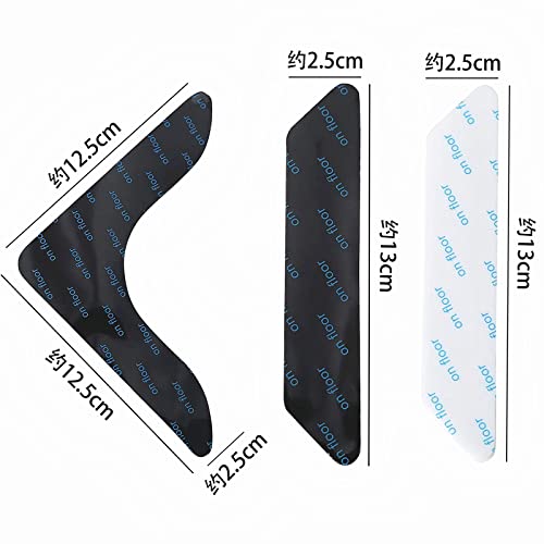 20枚入 滑り止めシート 超強力 ズレない すべり止めテープ 水洗い可能 繰り返し使用できる ラググリッパー マット カーペット 滑り止め マット アンチカーリング滑り止めカーペットグリッパー テープ滑り止めパッド 転倒防止… (V字型) [4]