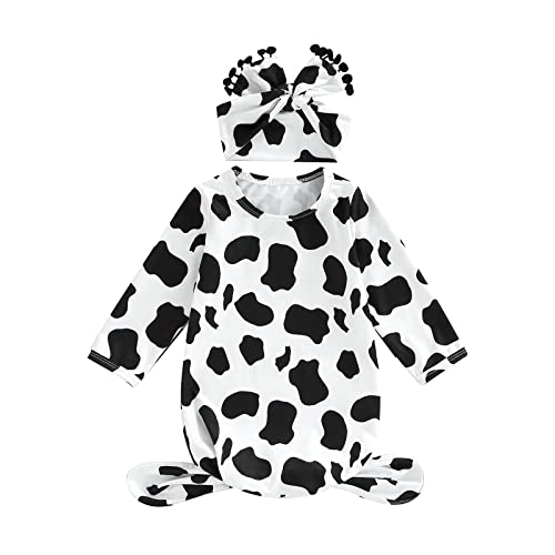 Image of Infant Newborn Baby Girls Floral Sleep Gown Headband Sleepwear Romper Sleeping Bags Outfits