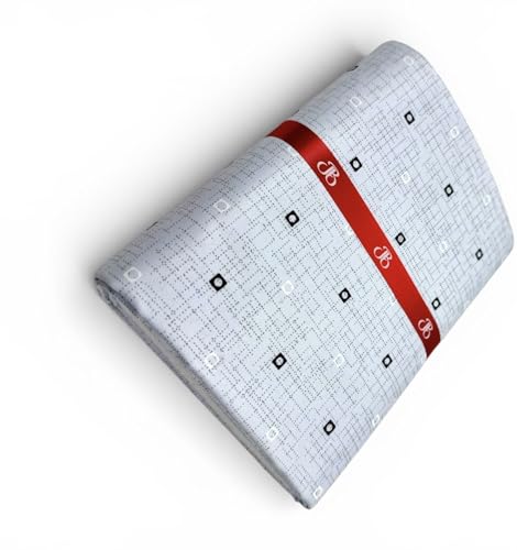 Image of JHABAK'S Unstitched Print Shirt Fabric for Men - Polycotton Material - 2.25Meter Shirt Piece Cloth