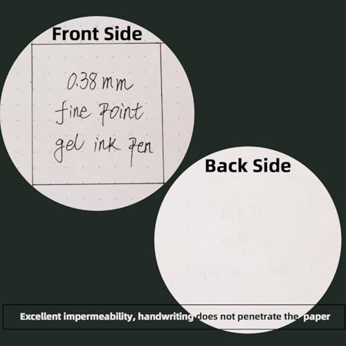 Bolígrafos de Gel Negro, Punta Ultra Fina 0.38mm, Pack 6 miniatura 6