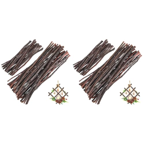 OATIPHO 50 Pcs Wood Twigs for Crafts, Natural Twigs Sticks, DIY Crafts Photo Props, Festival Decoration School Projects