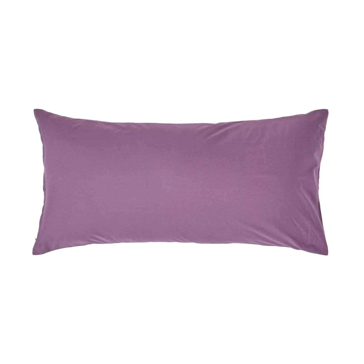 Homescapes Grape Purple Pure Egyptian Cotton Euro Size Pillowcase 40 X 80 Cm 200 Tc 400 Thread Count Percale Equivalent Pillow Case With Zip