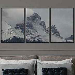 signwin 3 Piece Framed Canvas Wall Art Snow...