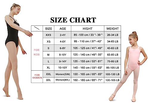 Stelle Girls' Women's Ultra Soft Pro Dance Tight/Ballet Transition Tight (Toddler/Little Kid/Big Kid/Women)(Ballet Pink, Xs) #TOP3