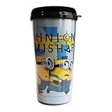 Silver Buffalo Universal Despicable Me Minion Mishap Plastic Travel Mug, 16-Ounces