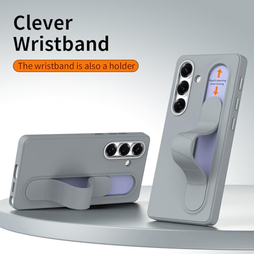 Image of for Samsung Galaxy S24 Plus 5G with Smart Button, Standing Grip Phone Case with Kickstand, for Samsung S24 Plus 5G Case Smart Button Cover | Hand Strap | Soft Touch | Stand Grip | Smart Butto