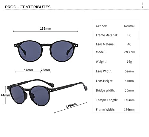 Sunglasses, Fashion Lady Glasses, Rounde Fashion Men and Women Sunglasses, Outdoor Sunglasses3